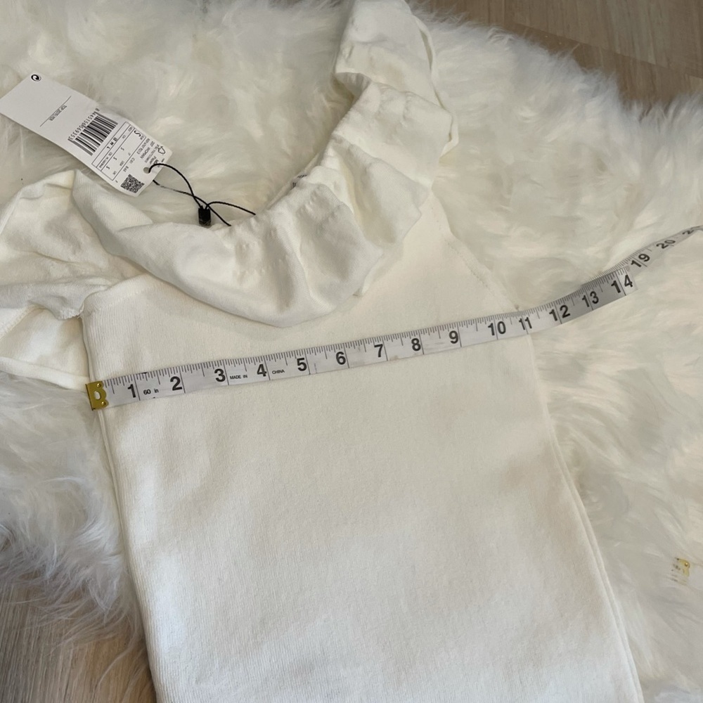 Mango One Shoulder Ruffle Top - NWT! - Picture 8 of 11